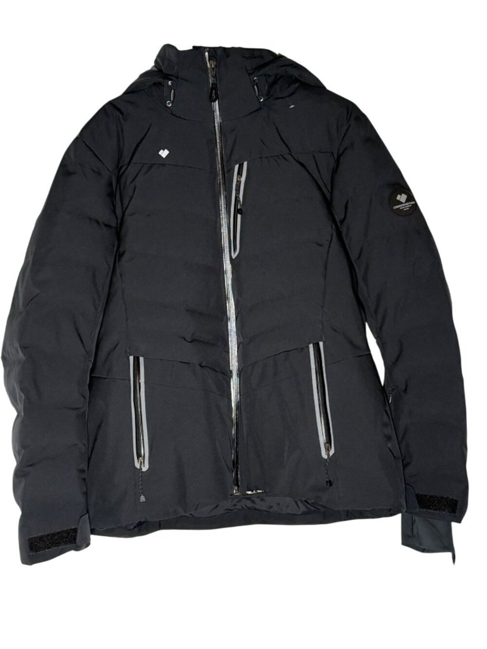 Obermeyer Women's Cosima Down Ski Winter Snow Jacket Black Size 18